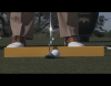 Ball alignment to stance for putting
