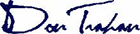 Don Trahan Signature